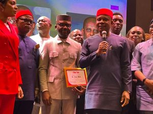 FMIST Minister Kingsley Udeh Attends Sun Awards 2025, Hails Governor Peter Mbah’s Transformational Leadership in Enugu